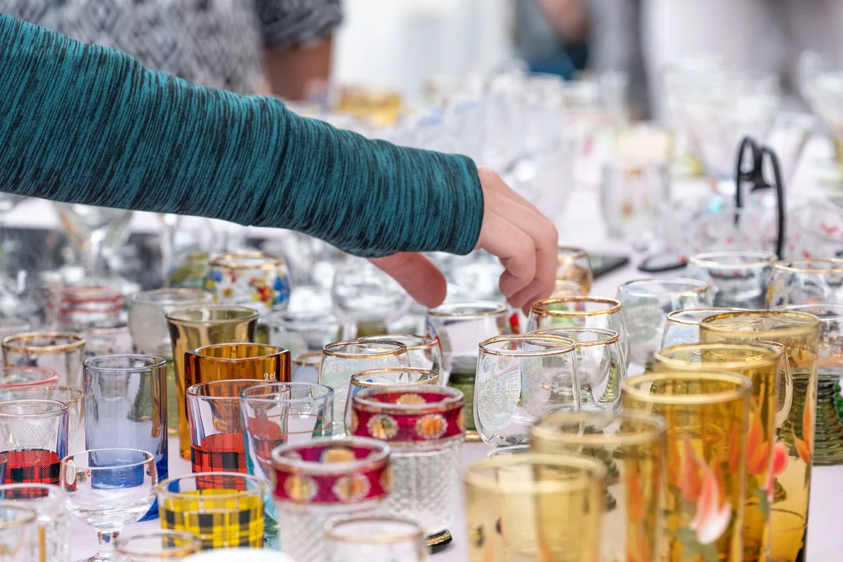 Libbey Glasses At Flea Market