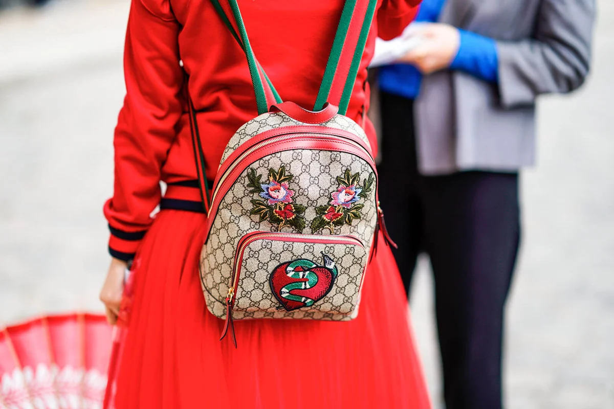 Gucci bag backpack | Getty Editorial Use