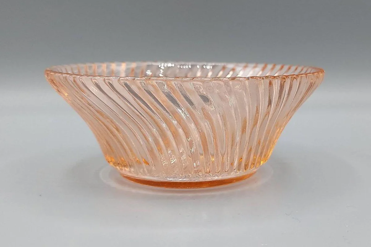 Pink Diana Depression Glass Cereal Bowl