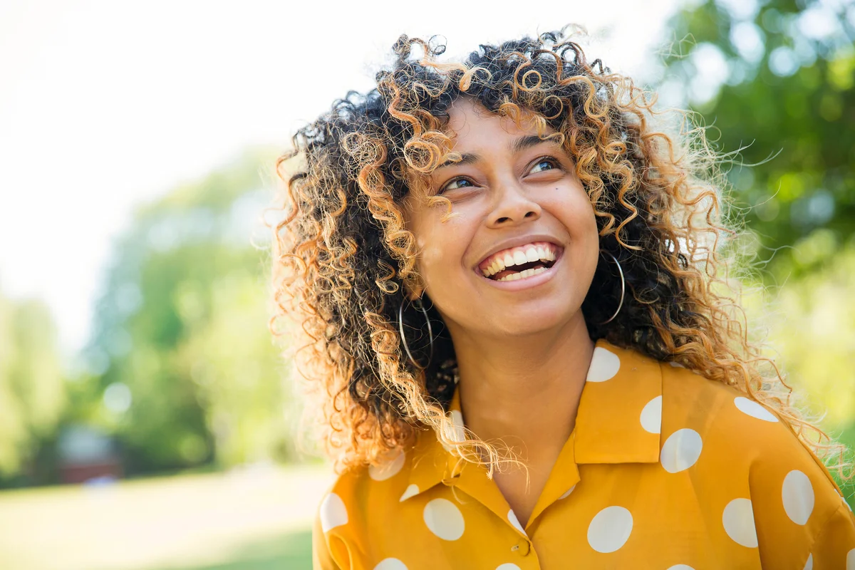 Young woman enjoying life