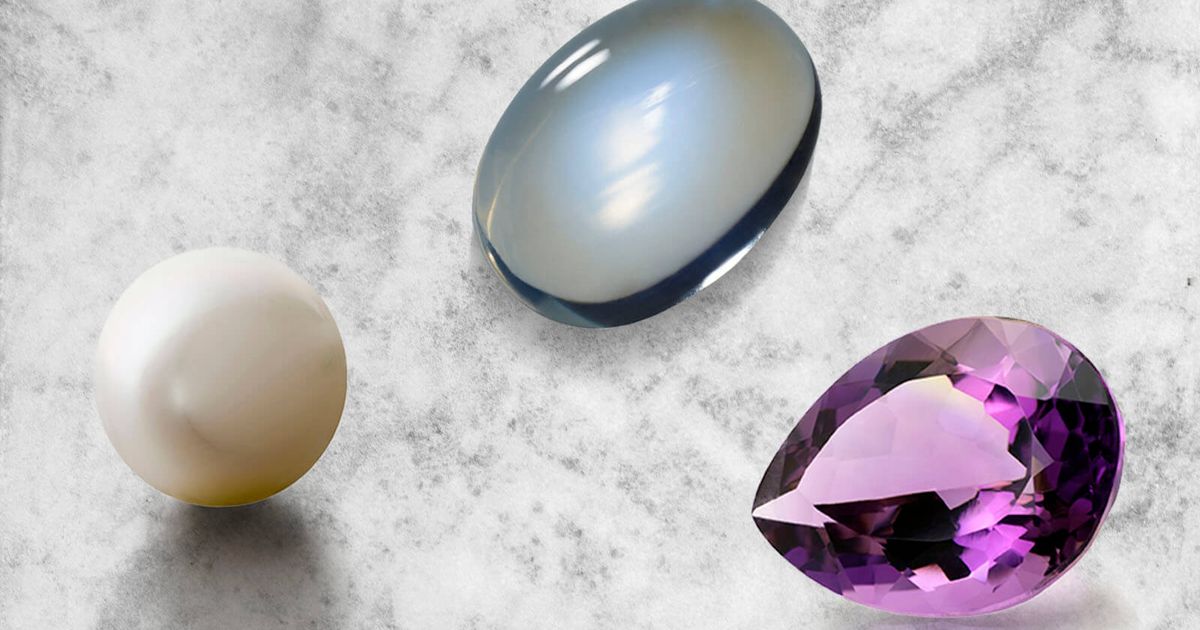 June Rocks June Birthstones: Glowing Pearl, Moonstone & Alexandrite