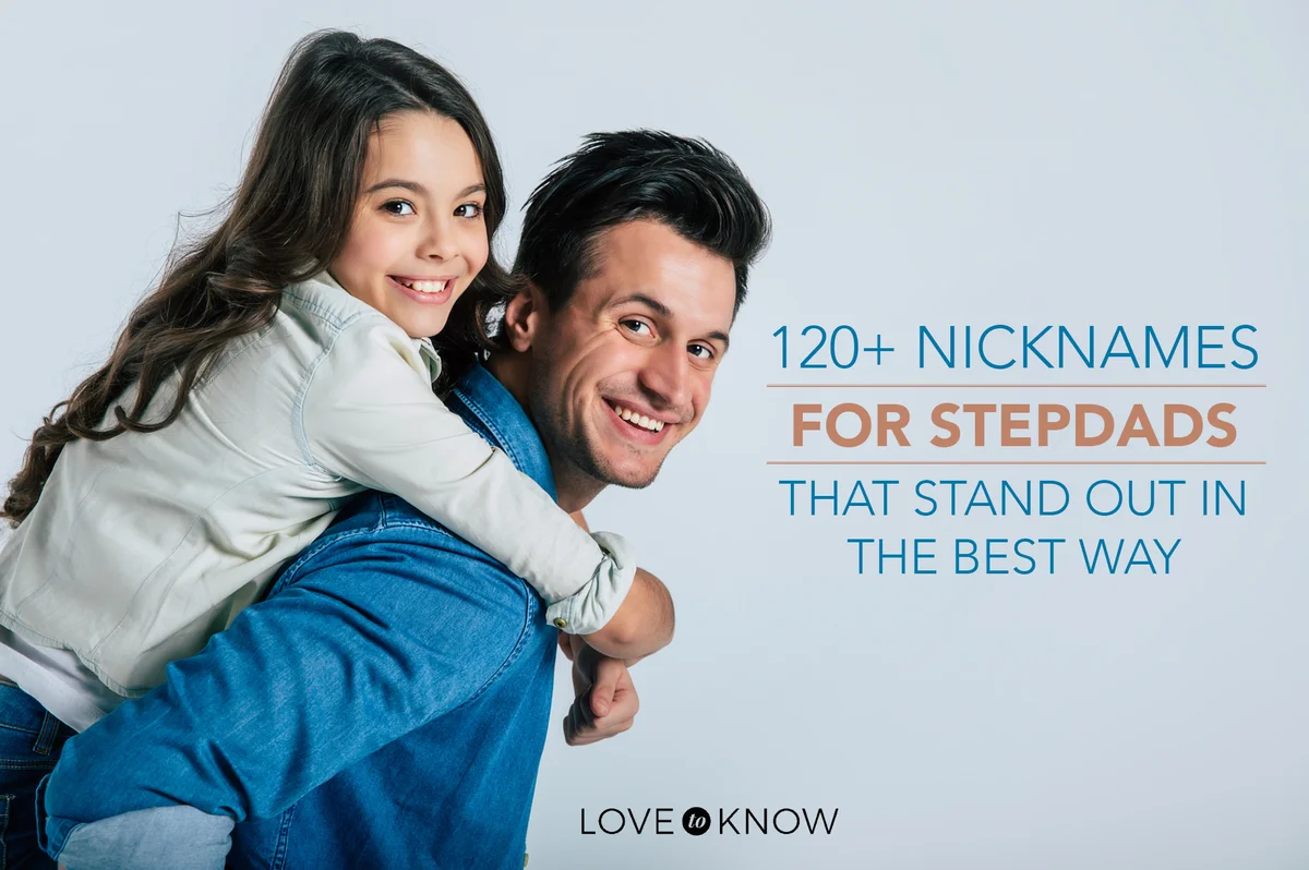 Cheerful step-father giving his child a piggyback ride