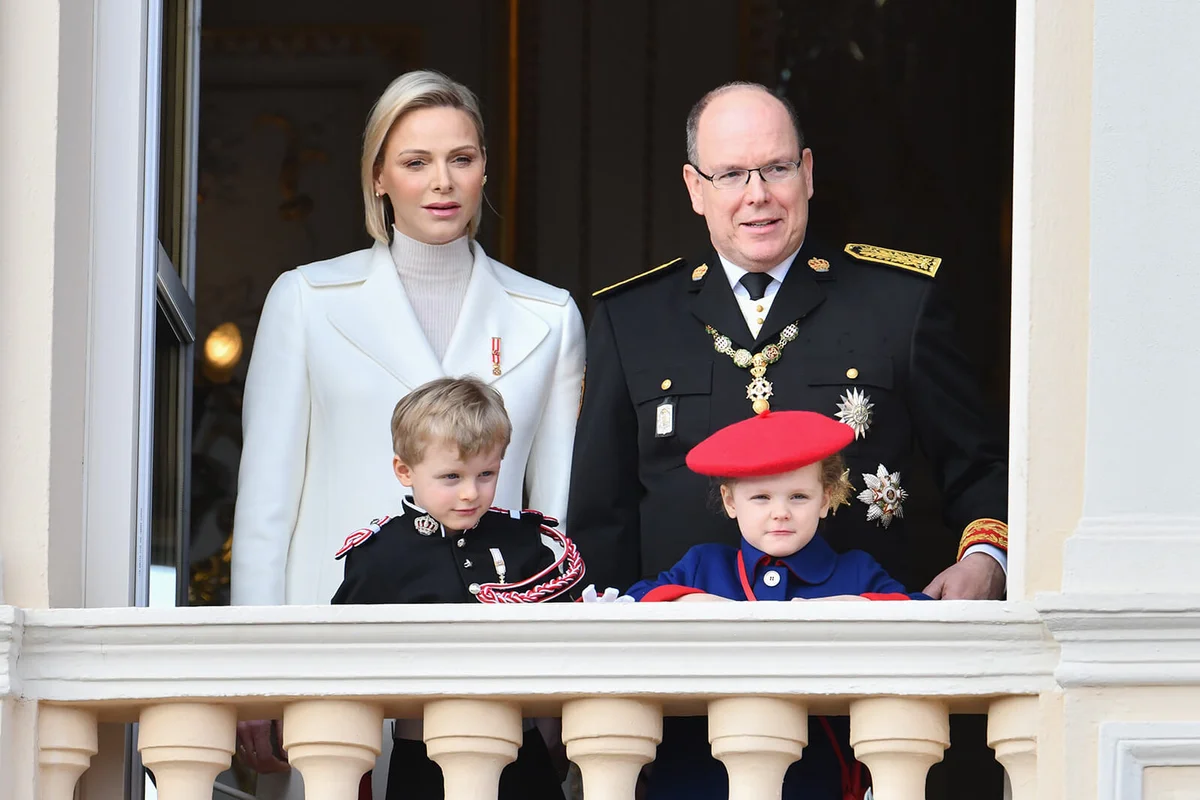 Princess Charlene of Monaco and Prince Albert II of Monaco with children Prince Jacques of Monaco and Princess Gabriella of Monaco | Getty Editorial Use