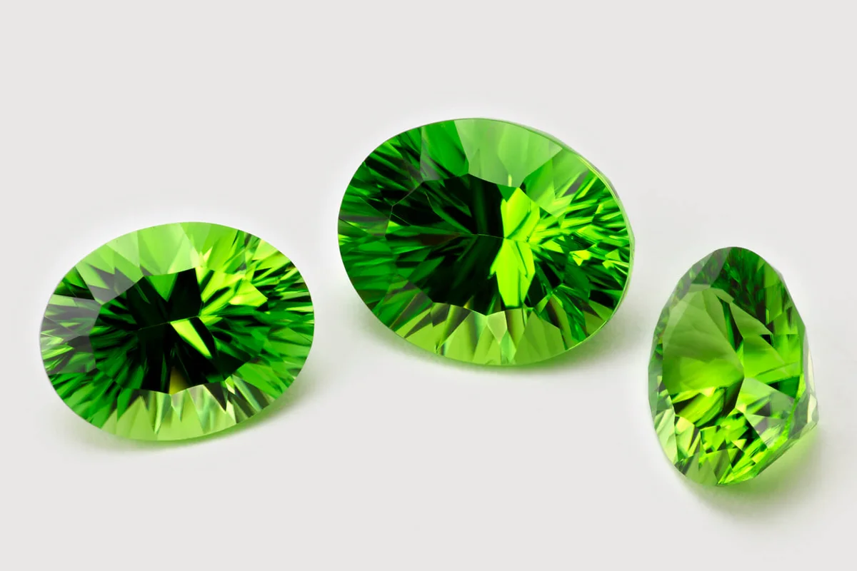 Peridot or Chysolite gem stone