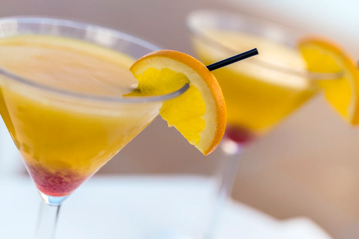 Mango daybreak cocktail