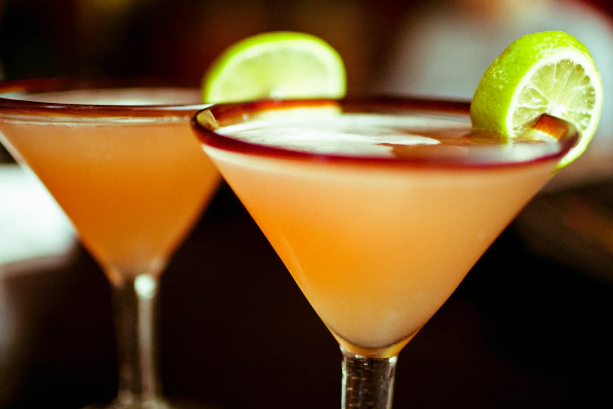 Two delicious mango cocktails