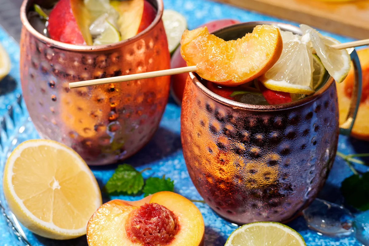 Peach Moscow Mule