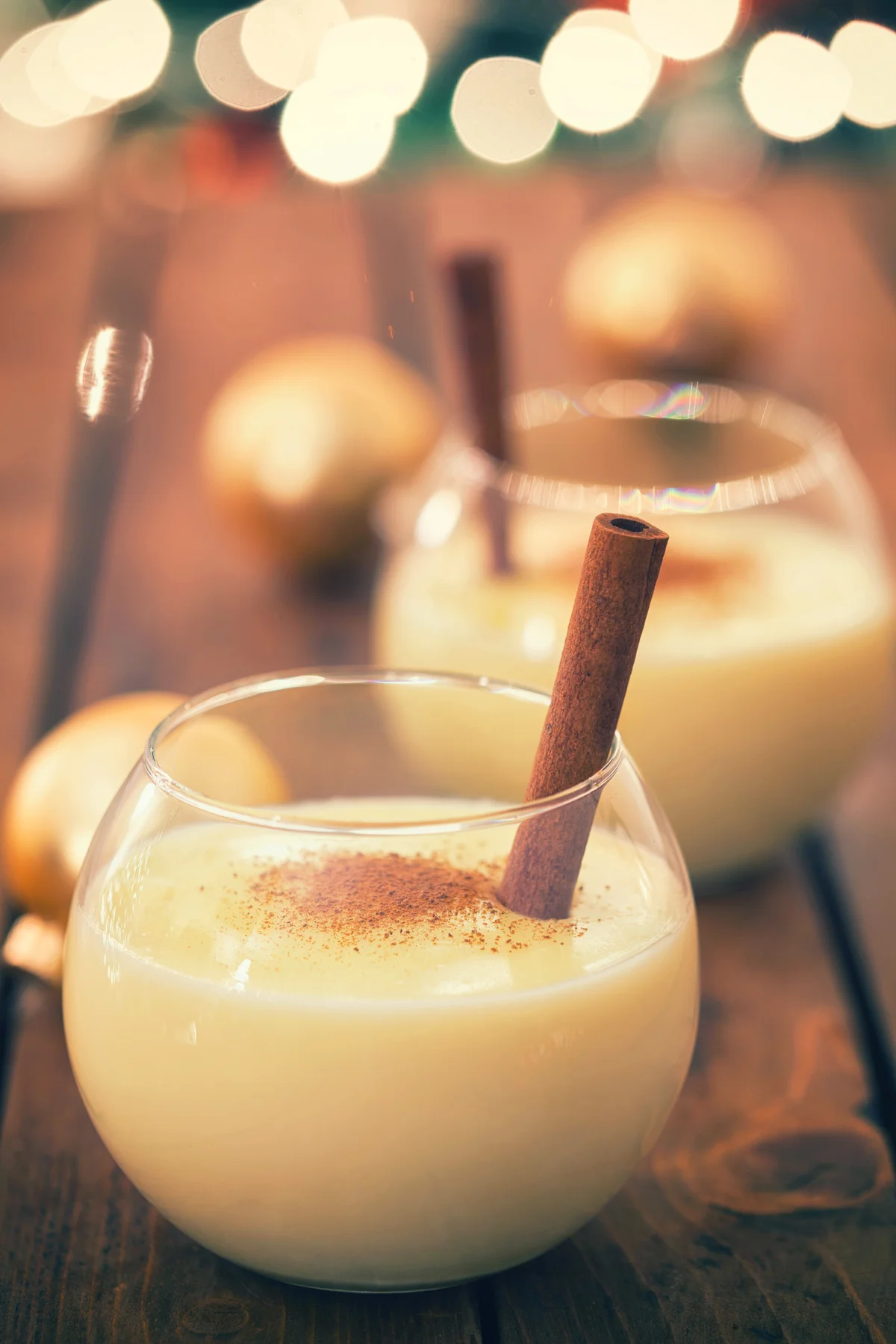 Eggnog with Cinnamon and Nutmeg