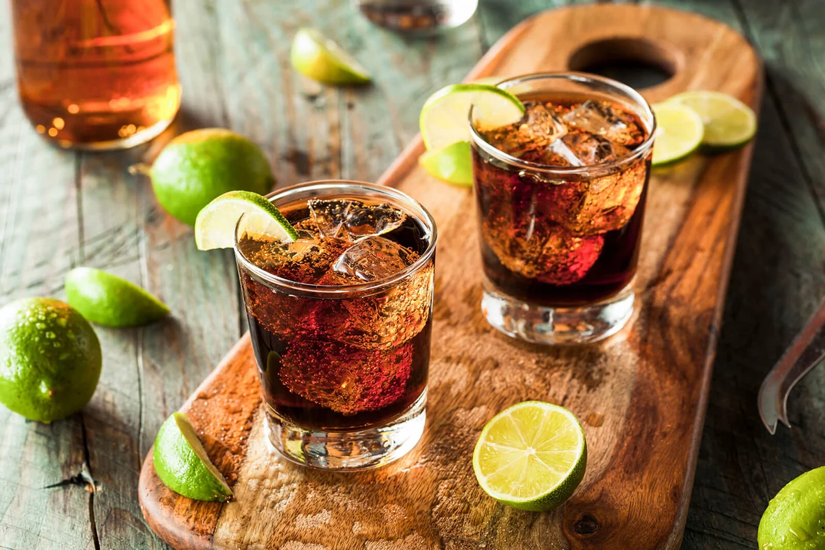Rum and Diet Coke