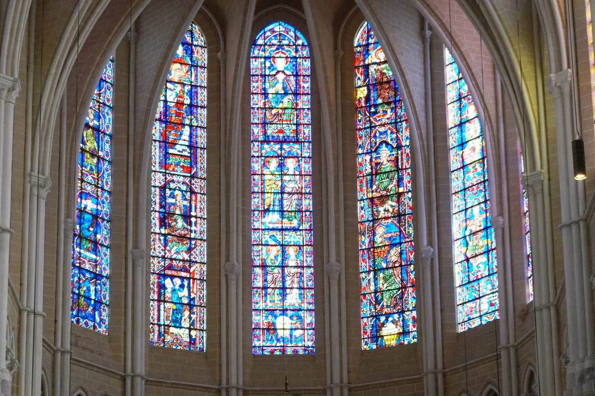 Stained-glass windows of Cathédrale Notre-Dame
