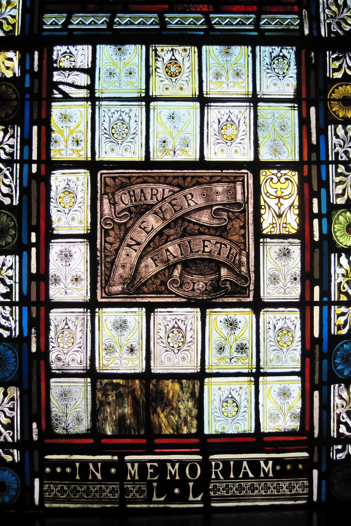 19th-century stained glass window, Gethsemane Episcopal Church