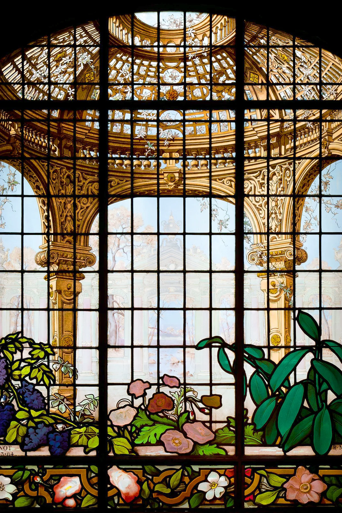 Henry G. Marquand House Conservatory Stained Glass Window