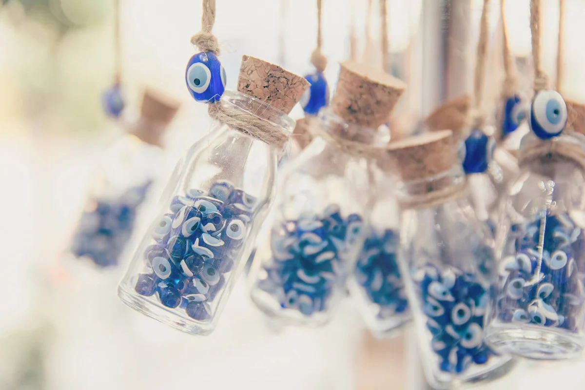 Nazars, typical charms from Turkey used to ward off the evil eye