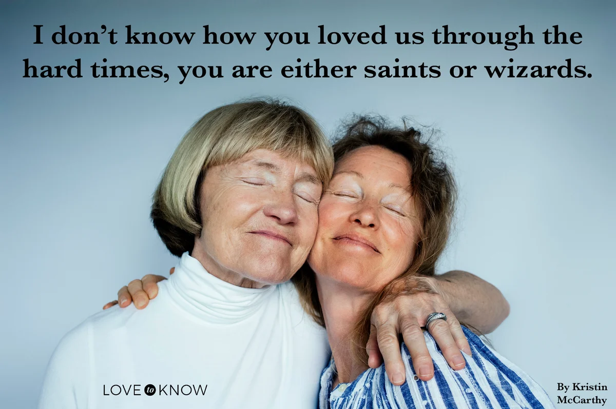 Portrait of mother and daughter on white