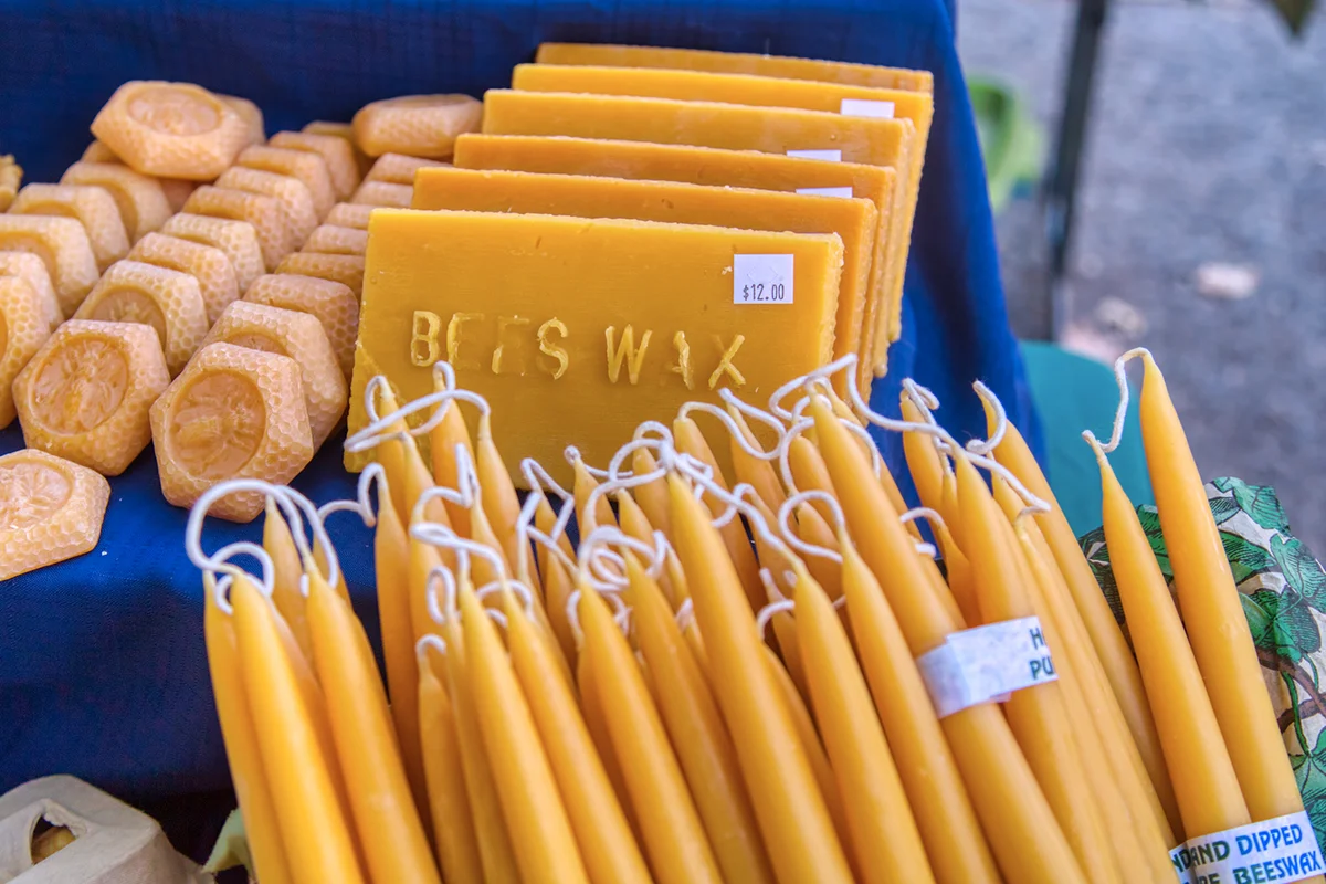 Beeswax candles