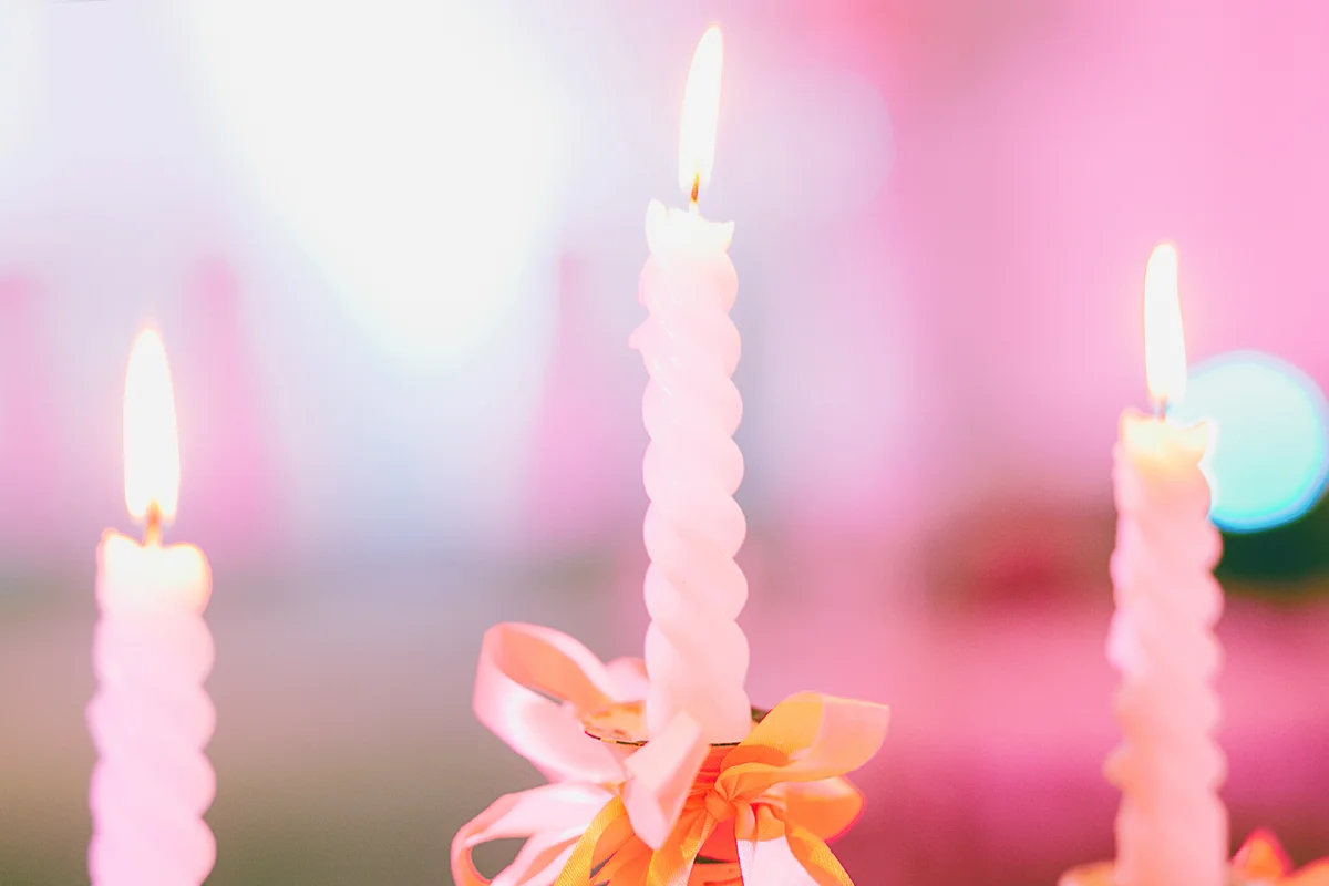 Spiral candles