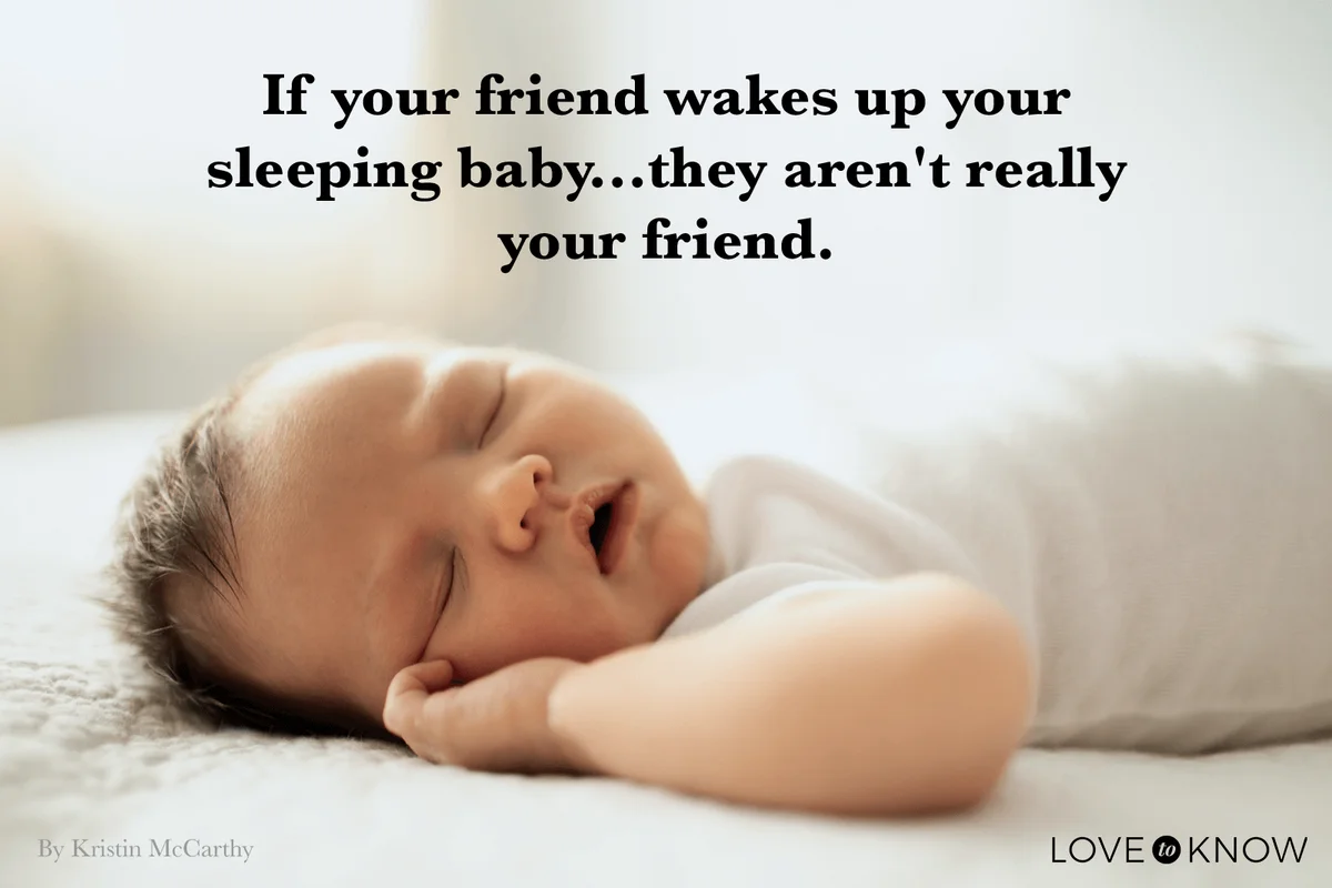 Sleeping newborn baby