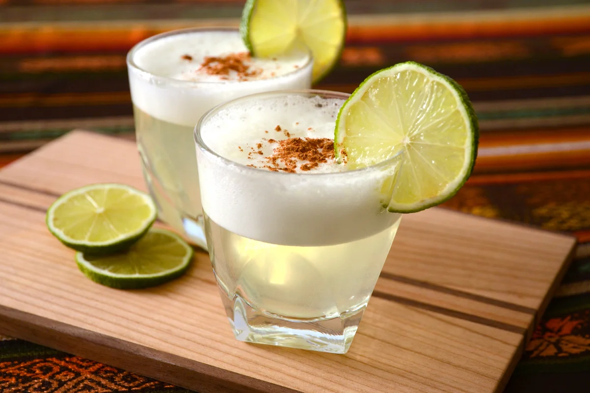 Two vodka sours