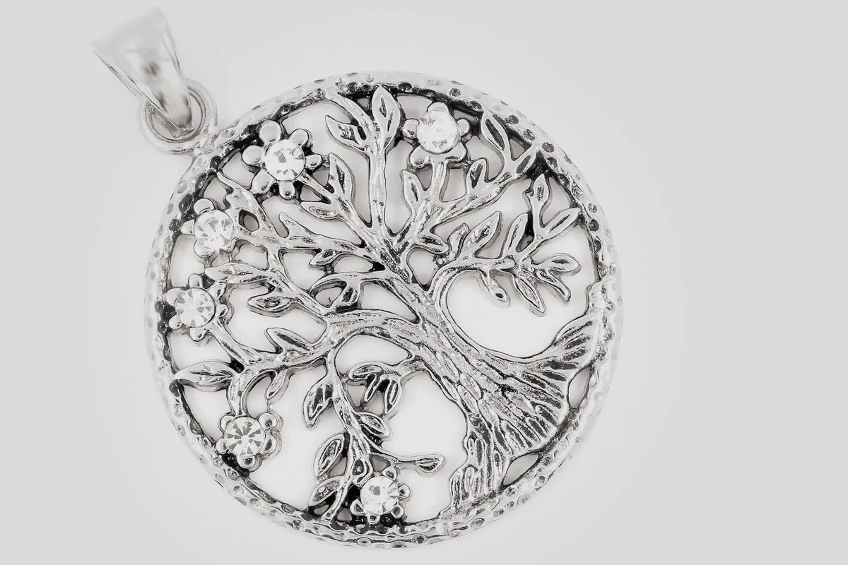 Necklace, Pendant for Women - Symbol Tree of Life - Stainless Steel | ID 115639006 © Jan Steiner | Dreamstime.com