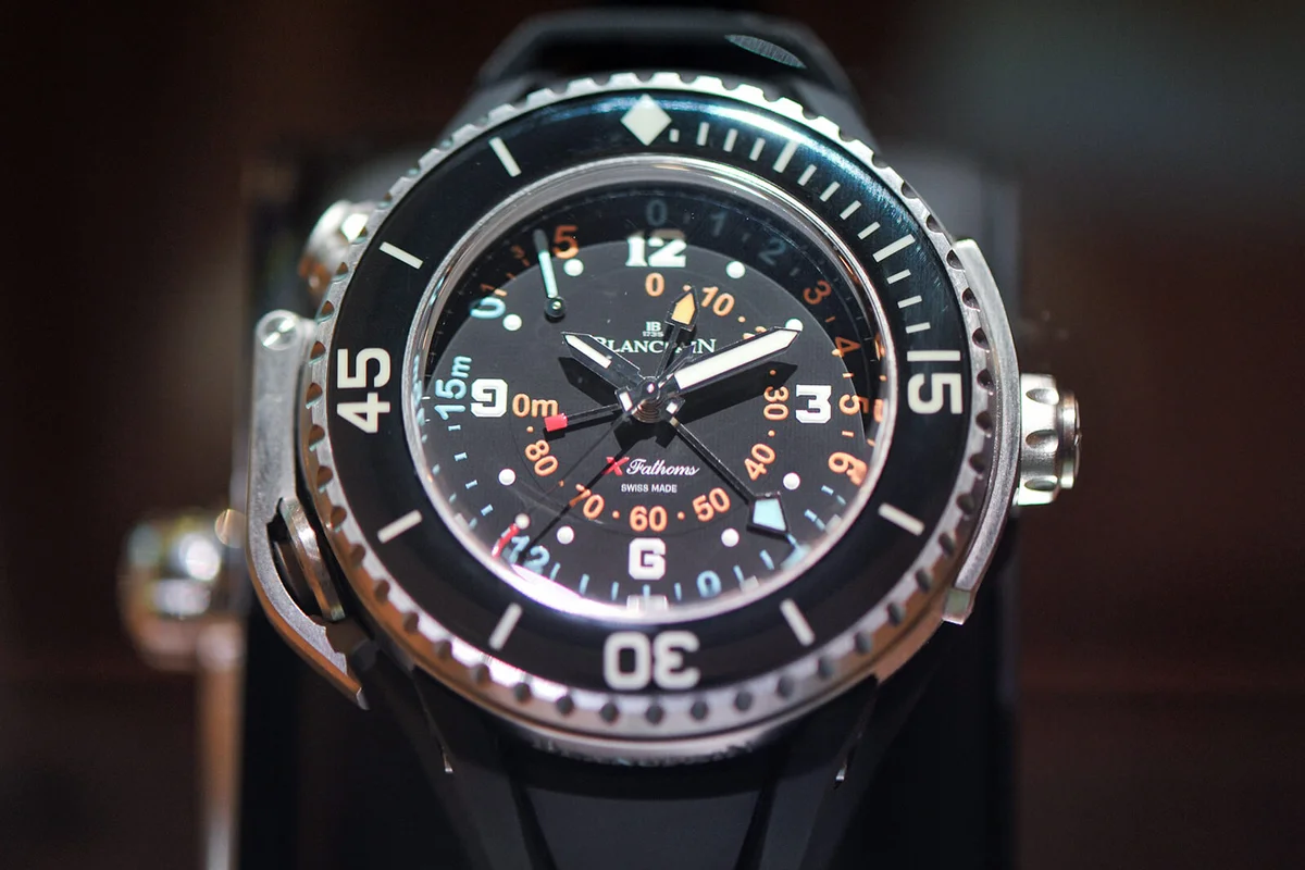 lancpain watch is displayed at BASELWORLD 2012 | Getty Editorial Use