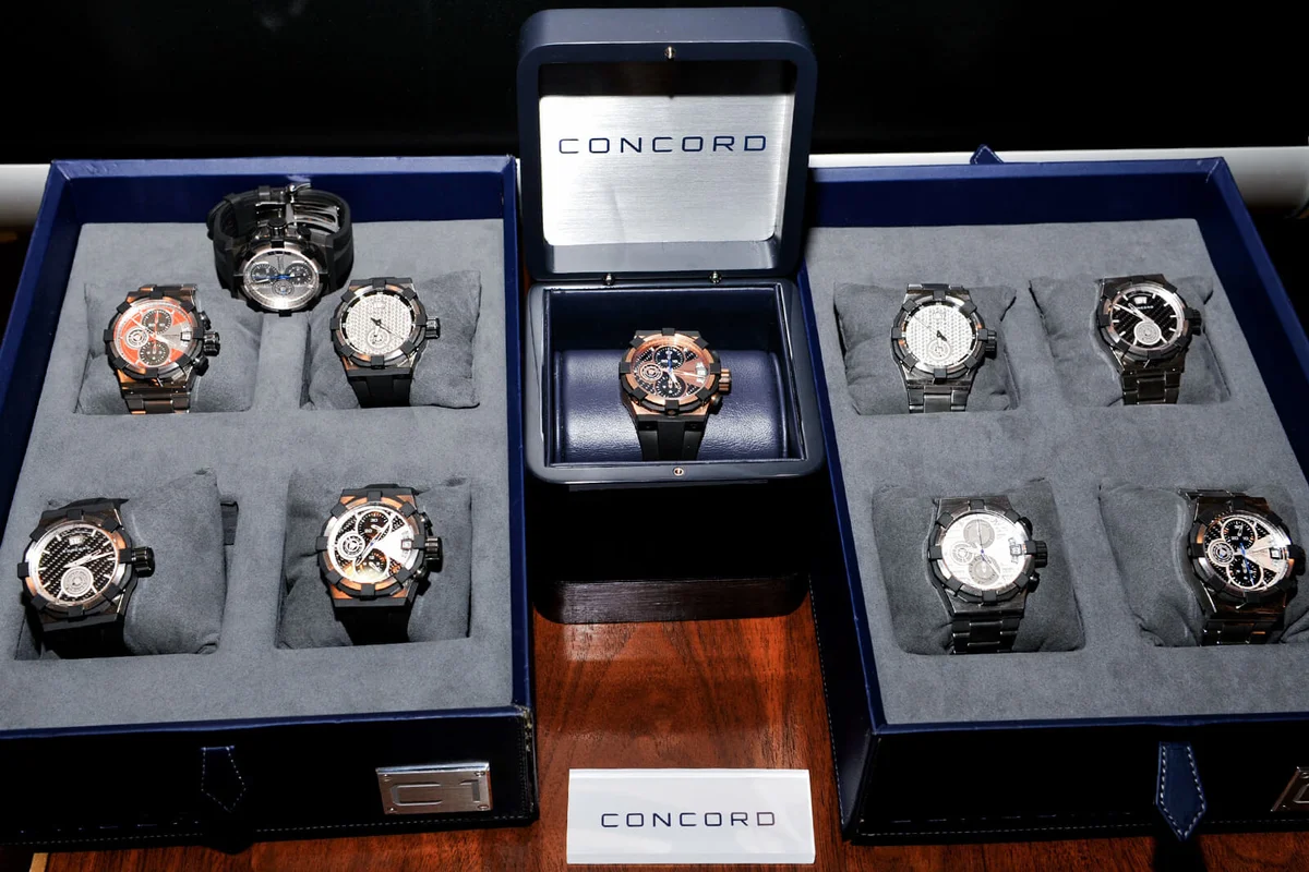A general view of Concord watches at the Kara Ross NY Oscar Collection Cocktail Party | Getty Editorial Use