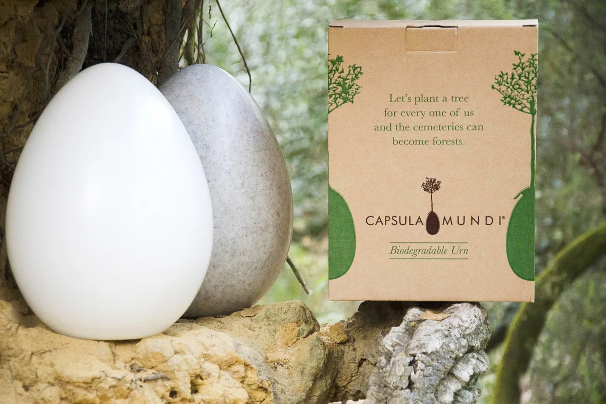 Capsulamundi Biodegradable Urn