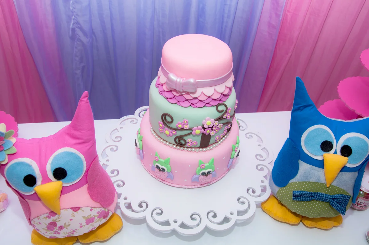 Colorful owls