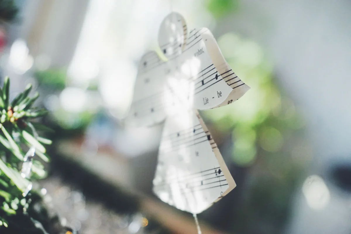 Christmas Decoration Hanging On Tree