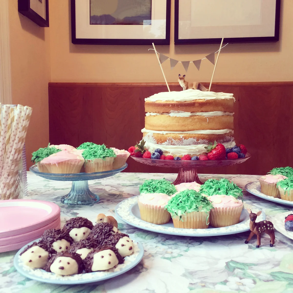 Woodland Creatures Expired Baby Shower