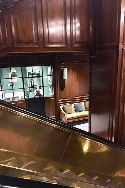 Adolphus Hotel Escalator