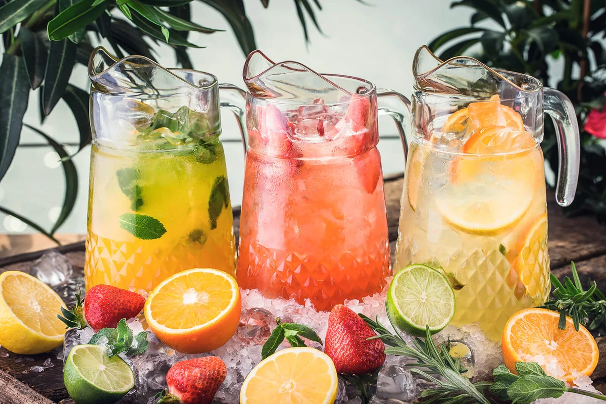 Virgin Strawberry Margarita Pitcher