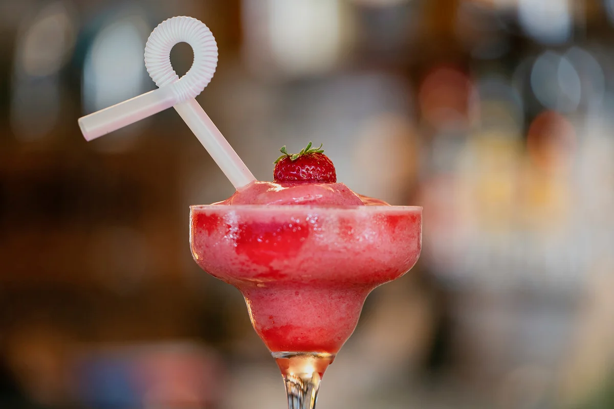 Frozen Strawberry Margarita Mocktail