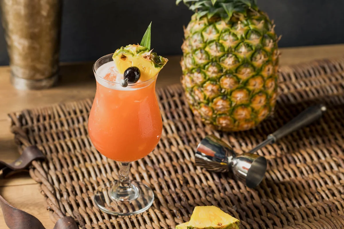 Homemade Refreshing Singapore Sling Cocktail