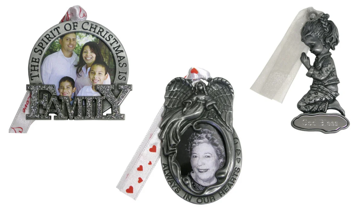 Three Christmas Gloria Duchin Ornaments
