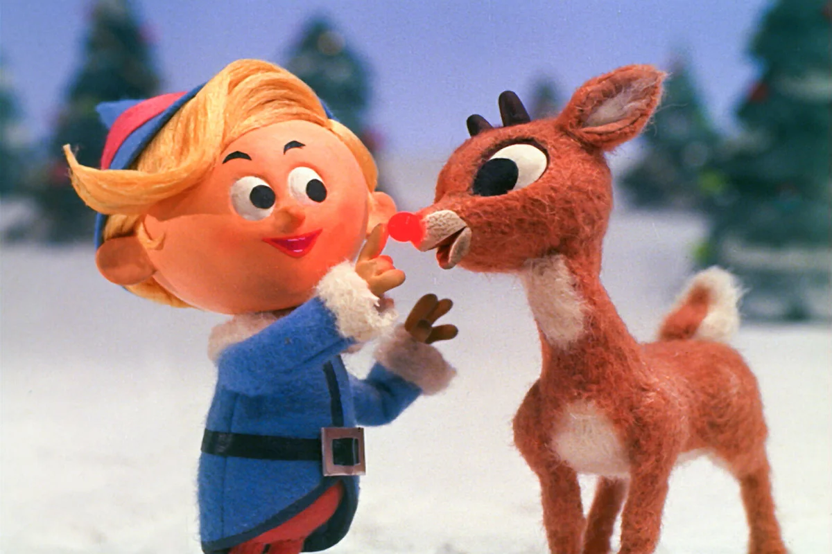 Hermey the elf and Rudolph