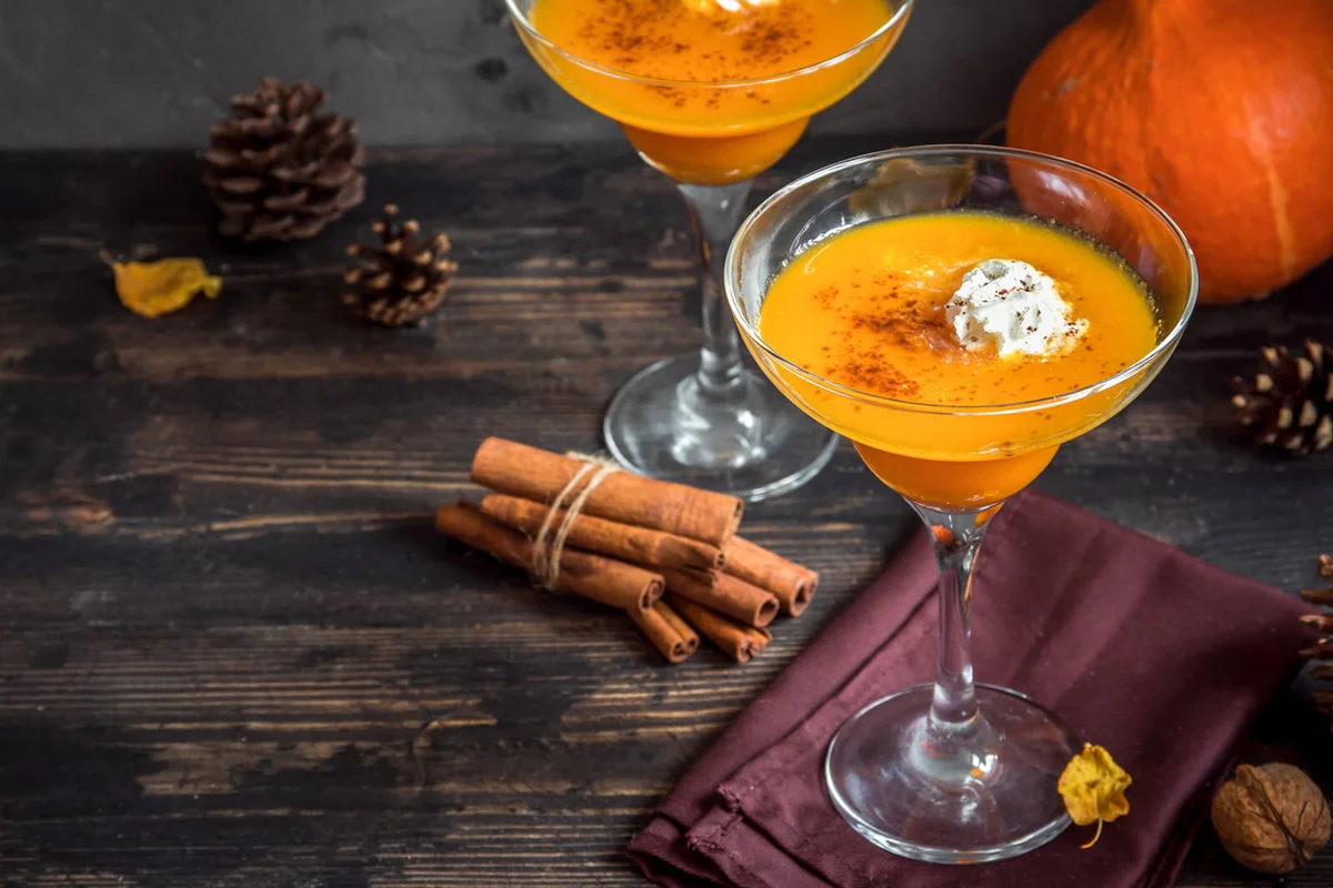 Pumpkin Pie Spice Margarita Cocktail