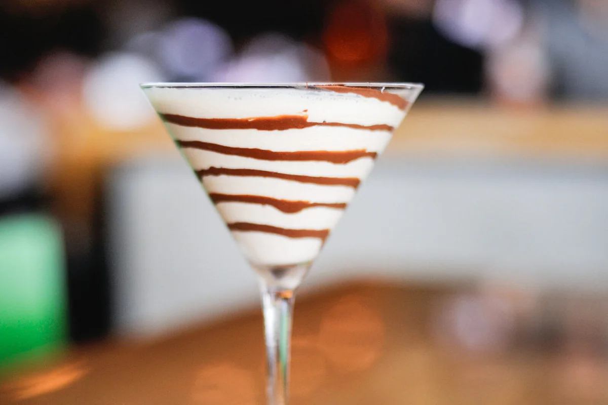 Chocolate cream martini