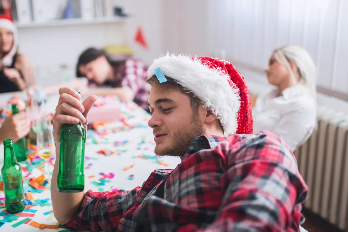 Having to much to drink at Christmas party