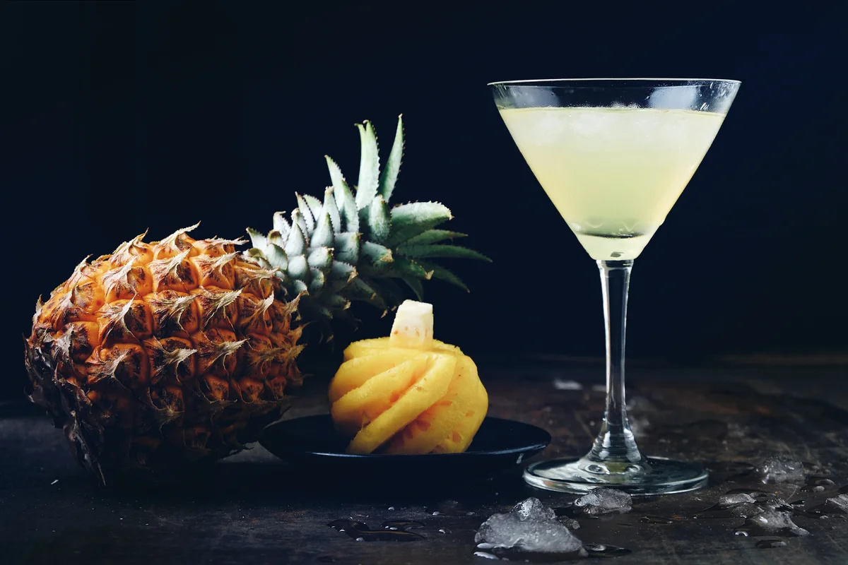 Pineapple With Cocktail