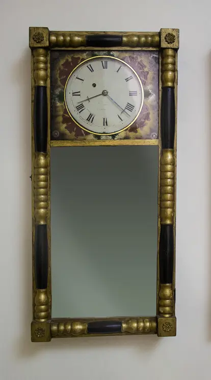 New Hampshire Mirror Wall Clock