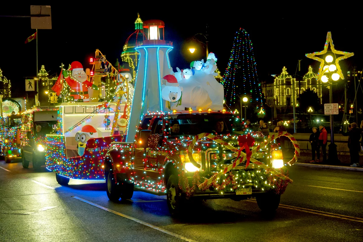 Truck Light Parade in Victoria