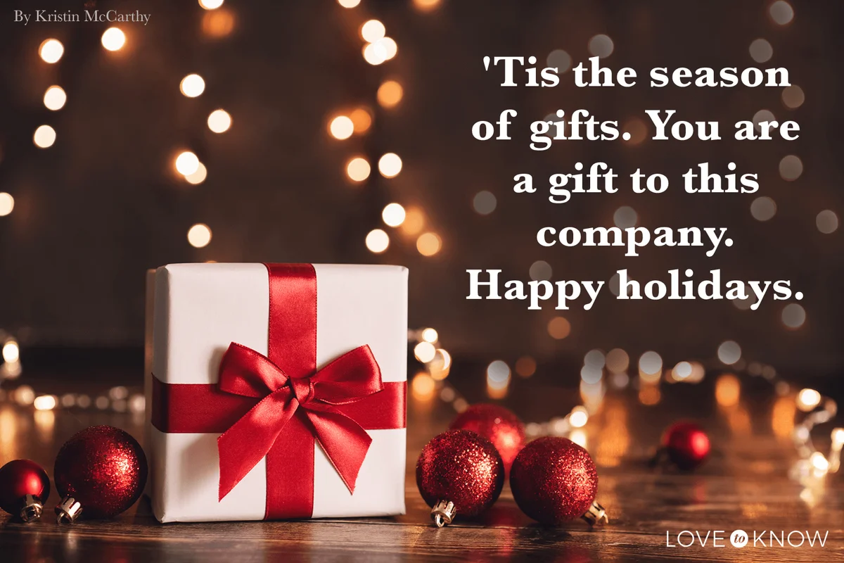 Company Christmas Card Sayings to Employees