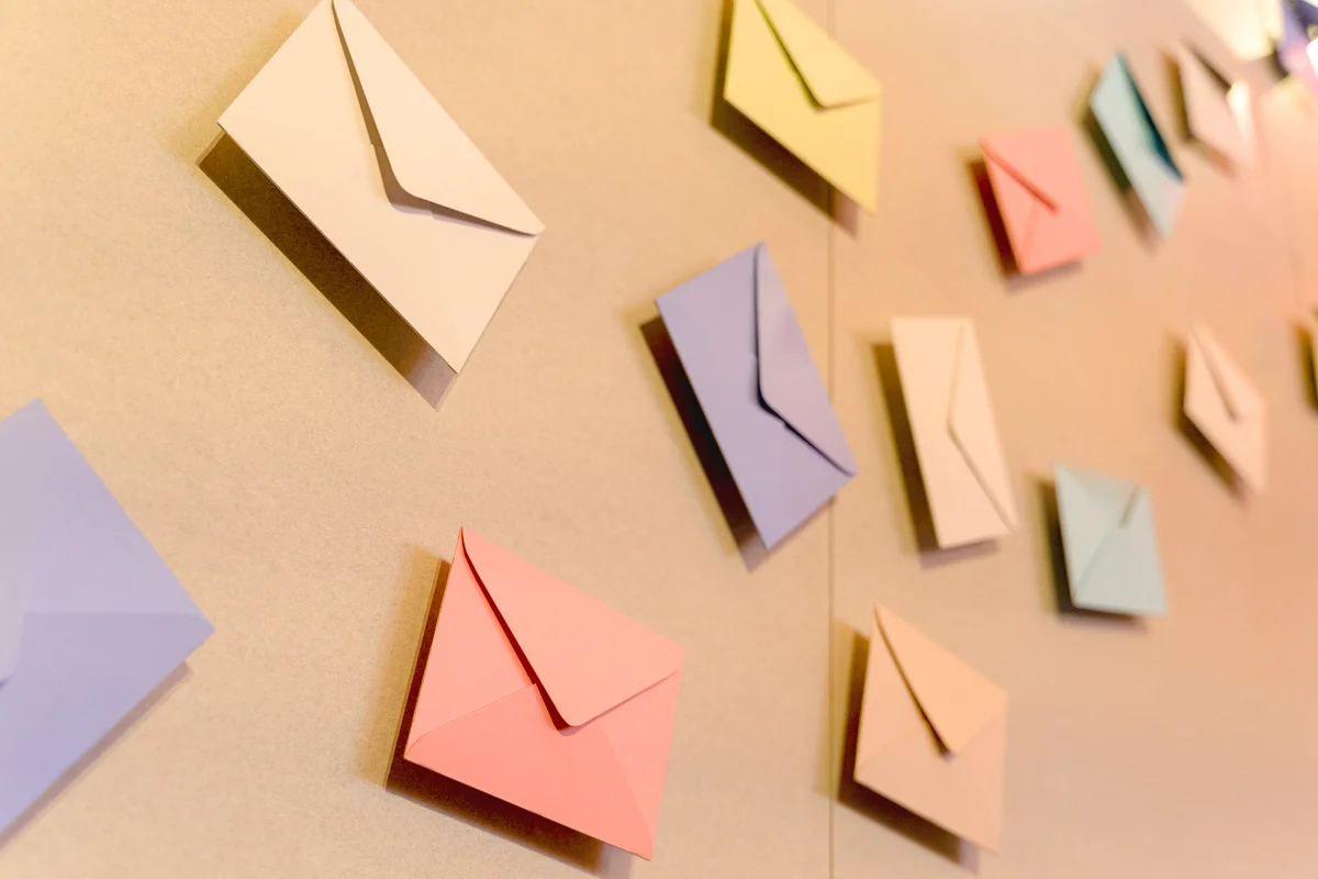 Envelops On Wall