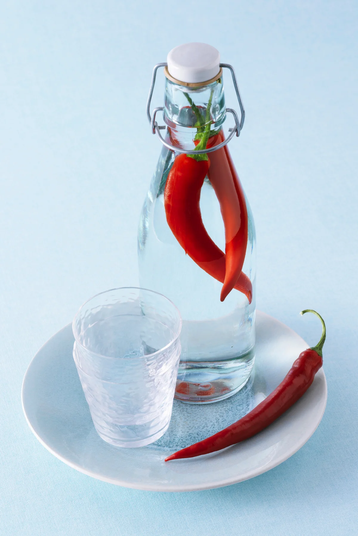 Chile pepper infused vodka