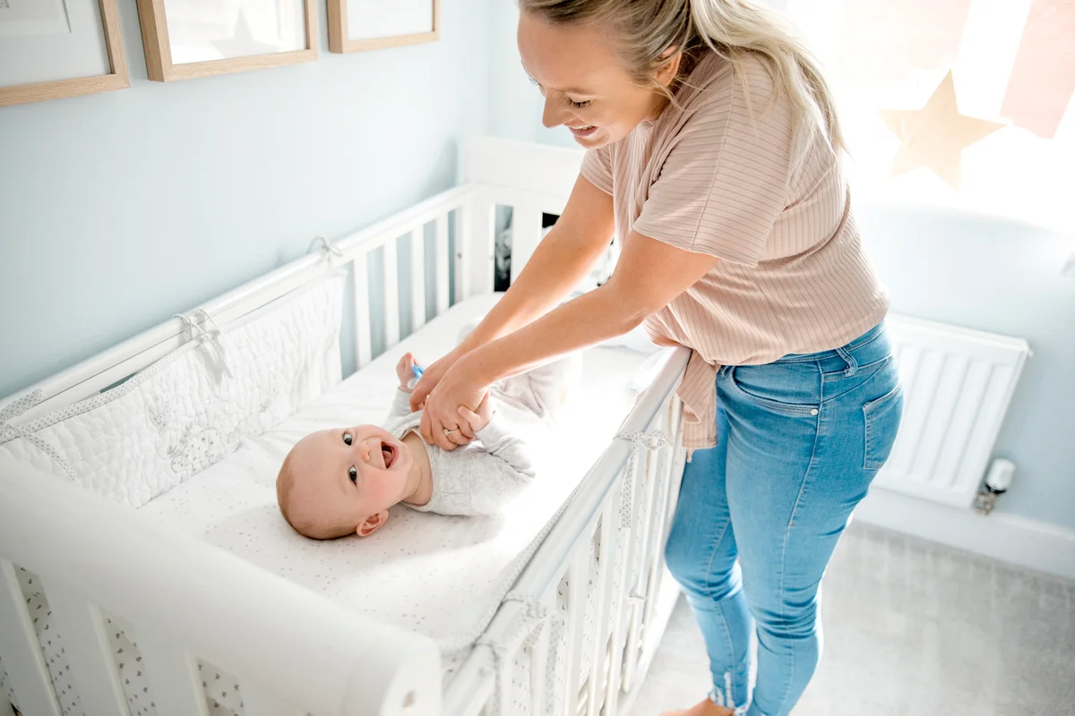 Mother And Son Laughing