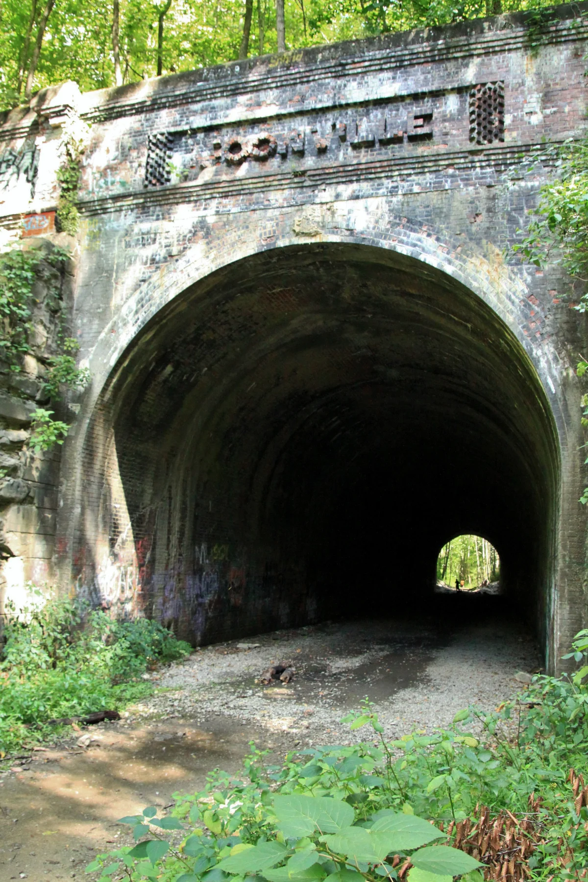 Abandoned Moonville Railroad Tunnel