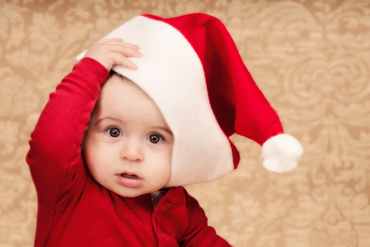 Santa Hat Baby