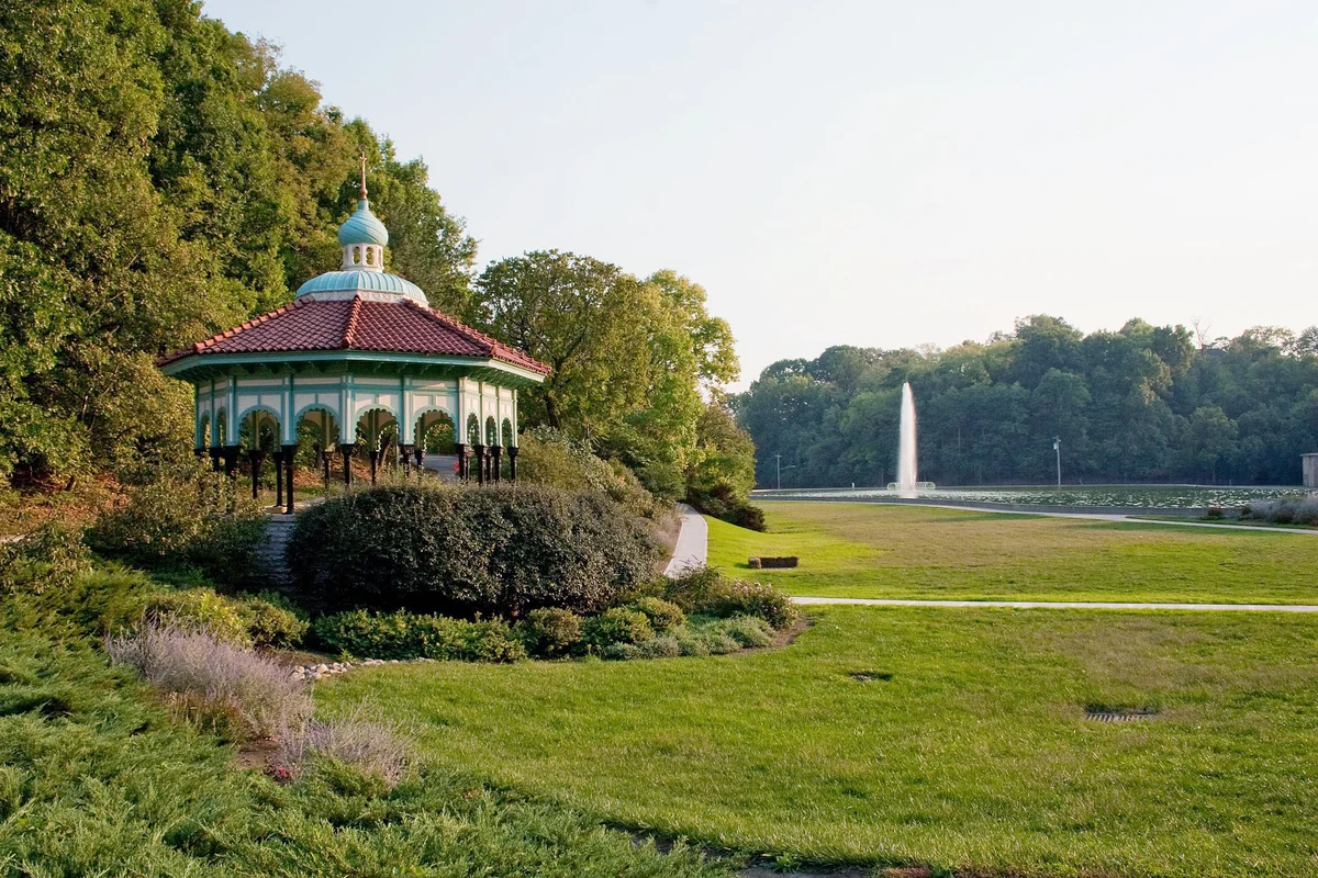 Spring House Gazebo in Eden Park