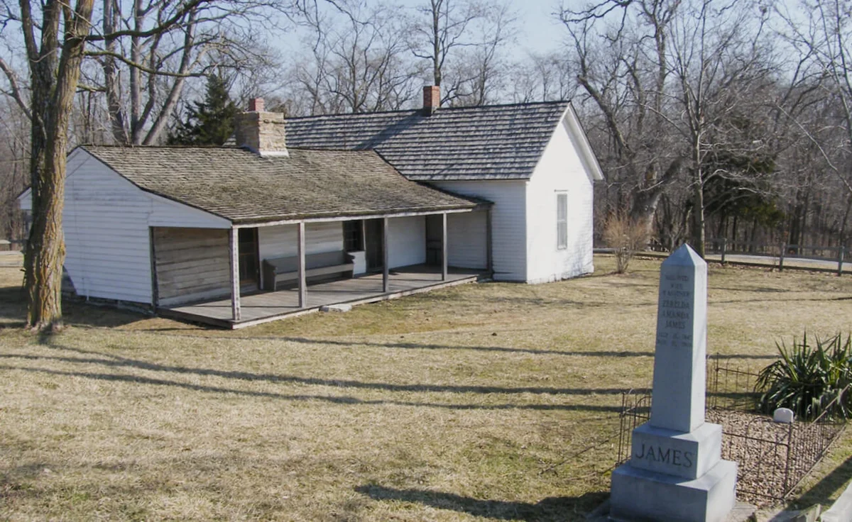 Jesse James' farm in Kearney, Missouri