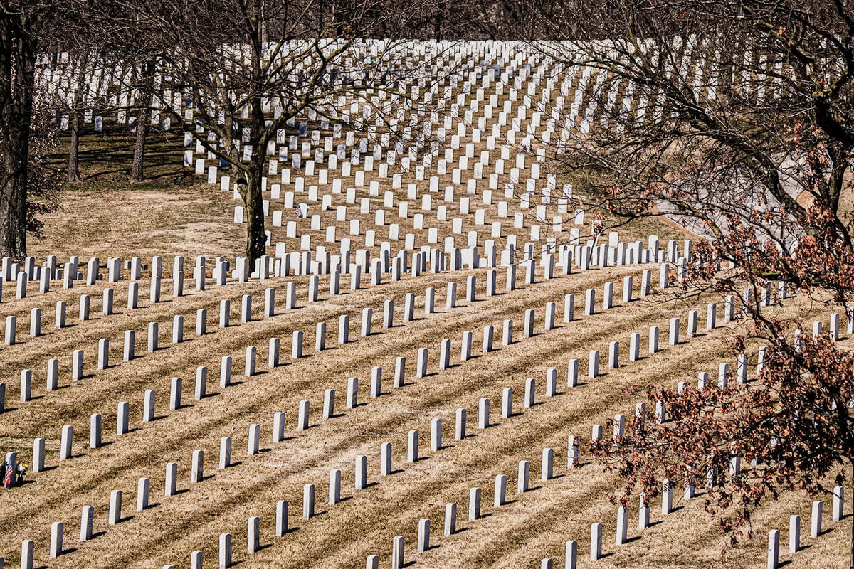 Jefferson Barracks National Cemetery in St. Louis, Missouri